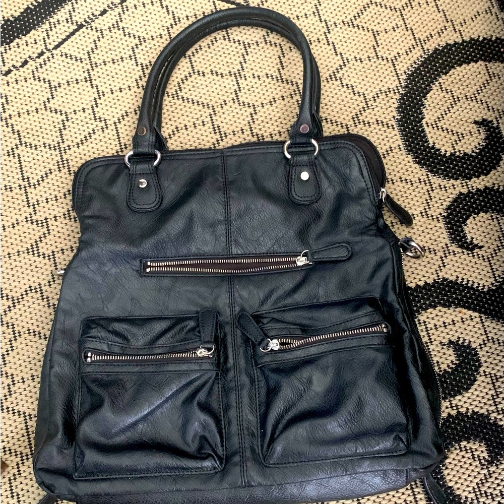 Style & Co. Shoulder Handbag/Satchel Black
